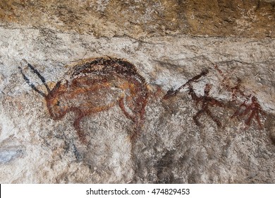 Wall cave and drawings