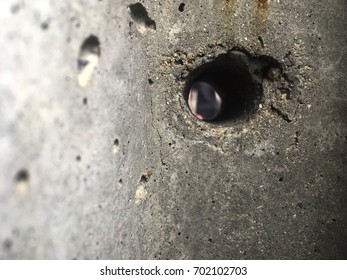 Wall of cement
