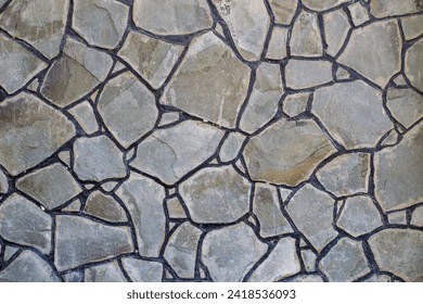 Wall cladding flagstone texture seamless background