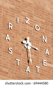 Wall Clock In Arizona State University, Tempe Campus