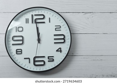 wall clock on colored backgrounds

