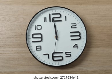 wall clock on colored backgrounds

