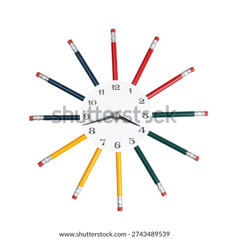 a wall clock with a transparent background