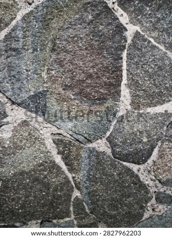 A Wall Covered by Rock Surface