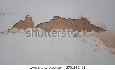 wall damage due to instability in the infrastructure