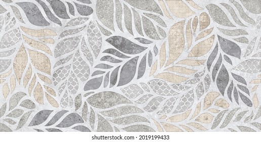 Wall Decor for interior home decoration, Ceramic Tile Design For Bathroom. it can be used for ceramic tile, wallpaper, linoleum, textile, web page background. - Shutterstock ID 2019199433