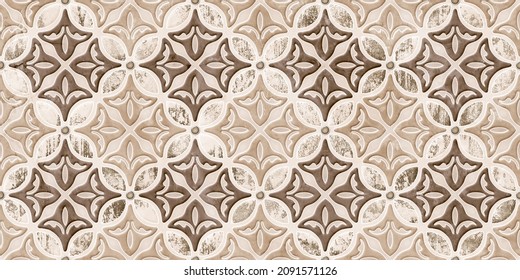 Wall Decor for interior home decoration, Ceramic Tile Design For Bathroom. it can be used for ceramic tile, wallpaper, linoleum, textile, web page background. - Shutterstock ID 2091571126