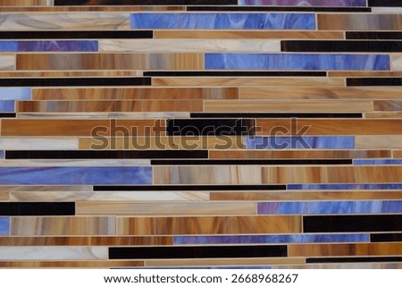 Wall decorum in a building