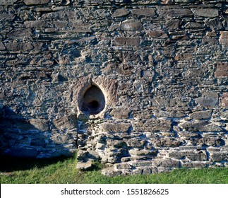 Wall Detail, Skipness Castle By Tarbert