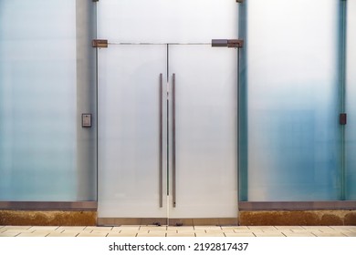 Wall And Doors Made Of Translucent Frosted Glass