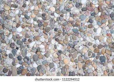 Picture of Wall Exposed Aggregate Concrete Stock Photo 1122294512 | Shutterstock