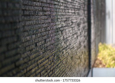 Wall in focus . . .