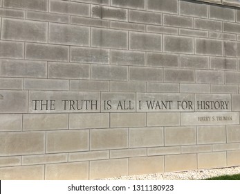 Wall With Harry Truman Quote