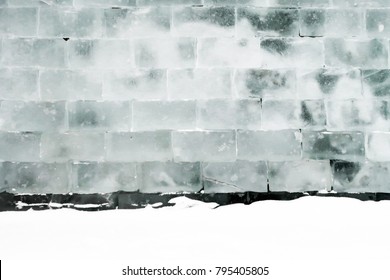 Wall Of Ice Bricks, Background