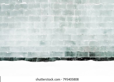 Wall Of Ice Bricks, Background