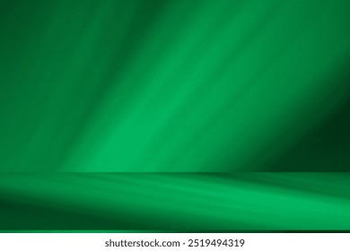Wall interior background, studio  and backdrops show products. with leaf shadow from window color green and white. background for text insertion and presentation of product 