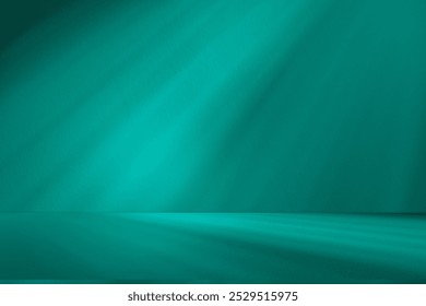 Wall interior background, studio  and backdrops show products. with leaf shadow from window color green and white. background for text insertion and presentation of product 