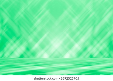 Wall interior background, studio  and backdrops show products. with shadow from window color green and white. background for text insertion and presentation of product 
