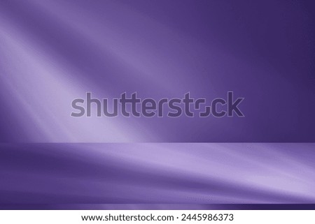 Wall interior background, studio  and backdrops show products.with shadow from window color white and blue. background for text insertion and presentation product 