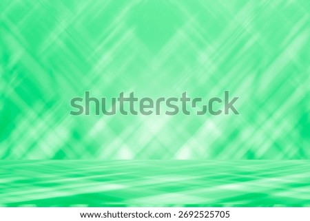 Wall interior background, studio  and backdrops show products. with shadow from window color green and white. background for text insertion and presentation of product 
