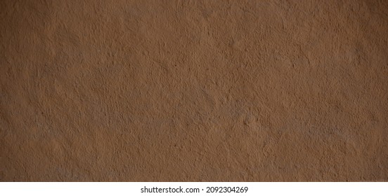 Wall Of Old Adobe House. Mud Background. Soft Picture