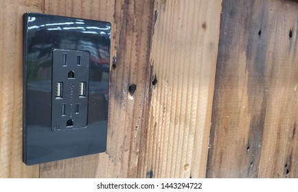 A Wall Outlet For Your USB And Your Regular 3 Prong.  