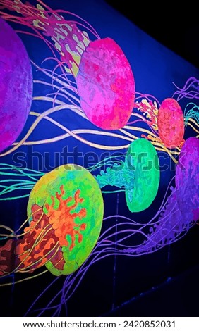 Wall painting | jellyfish | design