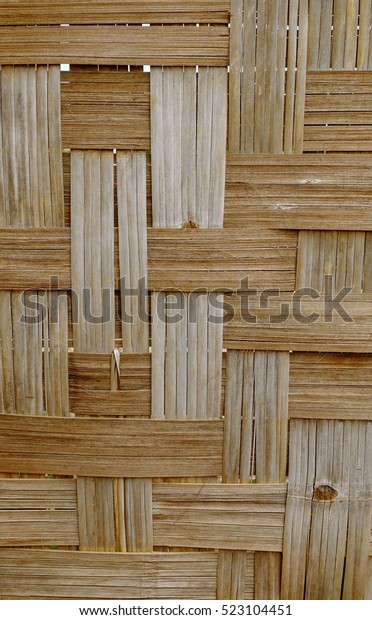 Wall Panels Made Bamboo Backgrounds Textures Interiors Stock Image