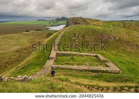 The Hadrian’s Wall Path is an 84 mile (135 km) long National Trail stretching coast to coast across northern England, from Wallsend, Newcastle upon Tyne