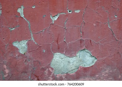 Wall with peeling paint
