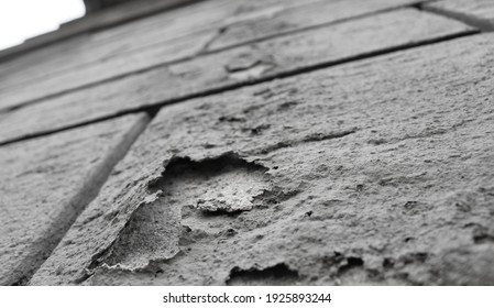 Wall Plaster Damaged By Rising Damp