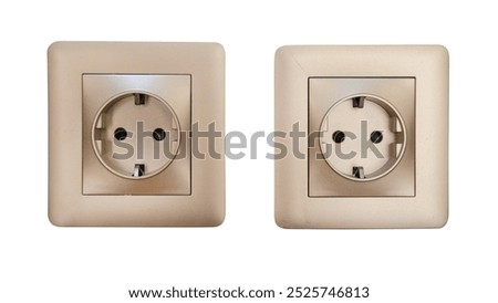 Wall power socket, electronic plug, electrical outlet