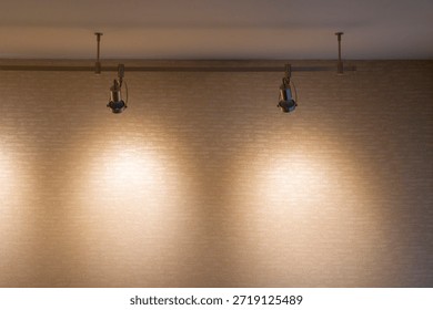 wall with projection light as background