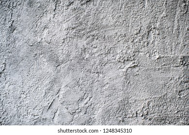Wall with rough surface.