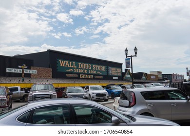 Wall, SD, USA, 2019-07-14: Exterior Of Wall Drug Store