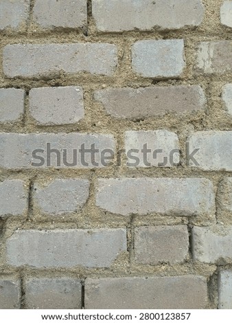 A wall of semant brick