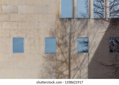 Wall with shadows