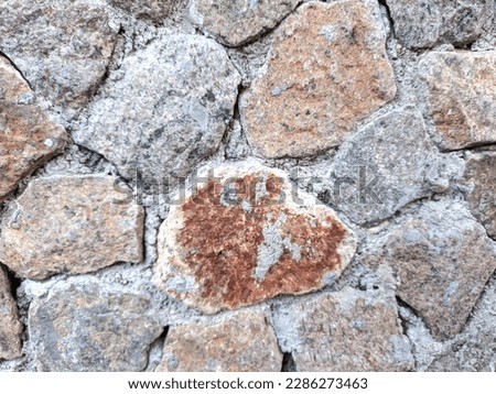 
wall with stone arrangement, abstract background