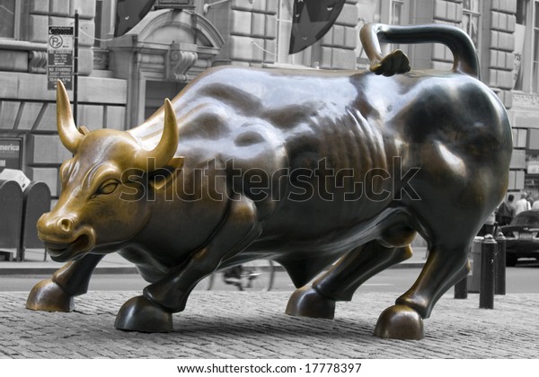 Wall Street Bull Stock Photo (Edit Now) 17778397