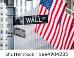 Wall Street in New York City, USA