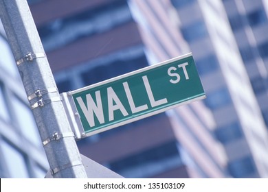 Wall Street Sign