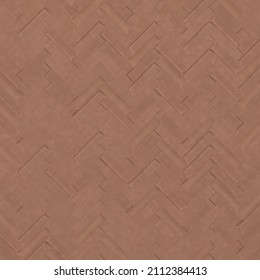 Wall Tile Texture Herringbone Brown