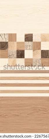 wall tile wooden concept design