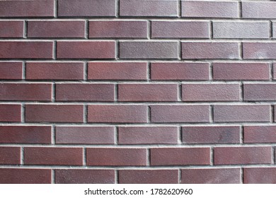 Wall Tiled With Brown Clinker Tiles