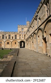 Wall Of Tom Quad Christ Church College Oxford