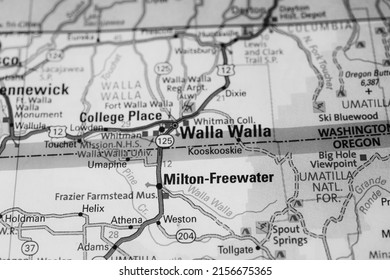 Walla Walla On The USA Map