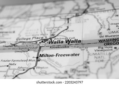 Walla Walla On The USA Map