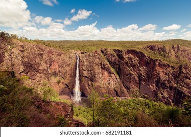 The Wallaman Falls, A Cascade And Horsetail Waterfall On The Stony Creek, Is Located In The Wet Tropics In The Northern Region Of Queensland, Australia. 