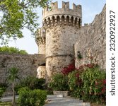 The Walled Medieval City of Rhodes Greece