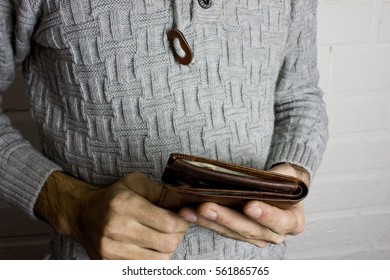 wallet in hands
